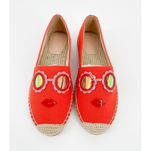Kate Spade Grenada Glasses Canvas Espadrilles - Picture 4 of 6